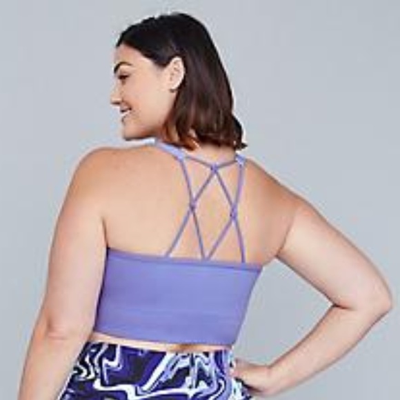 NWT Lane Bryant LIVI Low Impact Lace Sports Bra - Picture 2 of 2